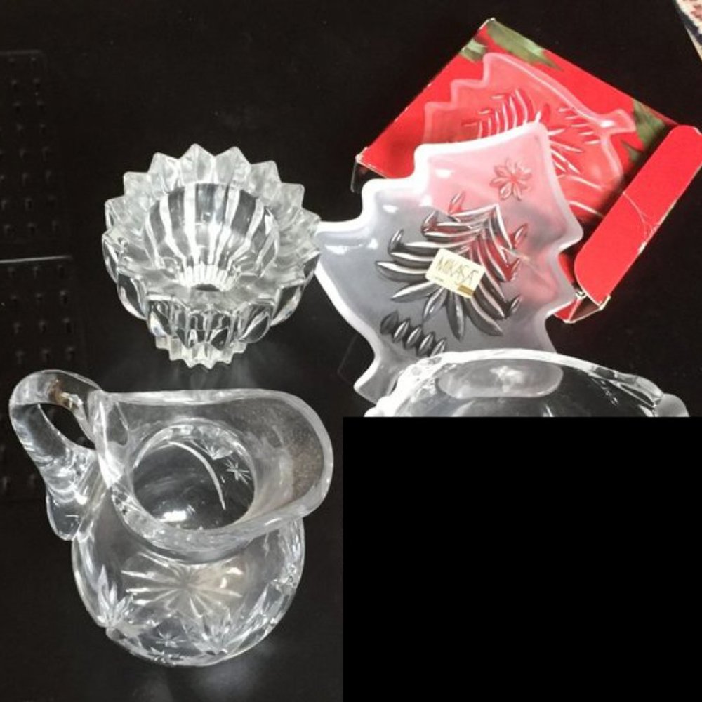 Mix Lot 3 Mikasa Candle Holder Bowl Candy Dish etc